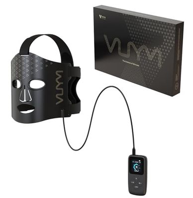 Red Light Therapy for Face: Led Face Mask Light Therapy With an LCD Screen, Wireless And Portable, Offers 5 Modes Of Red Light Therapy, Infrared Light Therapy Facial Mask Suitable for Home Travel Use