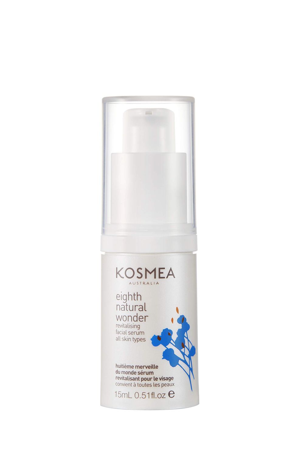 Kosmea Eighth Natural Wonder Facial Serum - Best Anti Aging Serum For The Face Skin - Contains Myoxinal Derived From Hibiscus Seed Certified Organic Rosehip Oil More 0.501fl oz