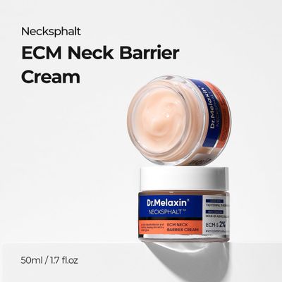 Dr.Melaxin Necksphalt Neck ECM Barrier Cream for Anti-Aging Neck Skin, Tightening Wrinkles for an Even Skin Tone and Neck Lift, 1.69 fl oz (50ml)