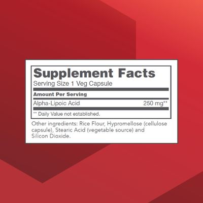 PROTOCOL FOR LIFE BALANCE Alpha-Lipoic Acid Supplement - 600mg ALA - Oxidative Stress Quencher, Blood Flow Heart Health - Kosher Dairy Free - 60 Veg Capsules