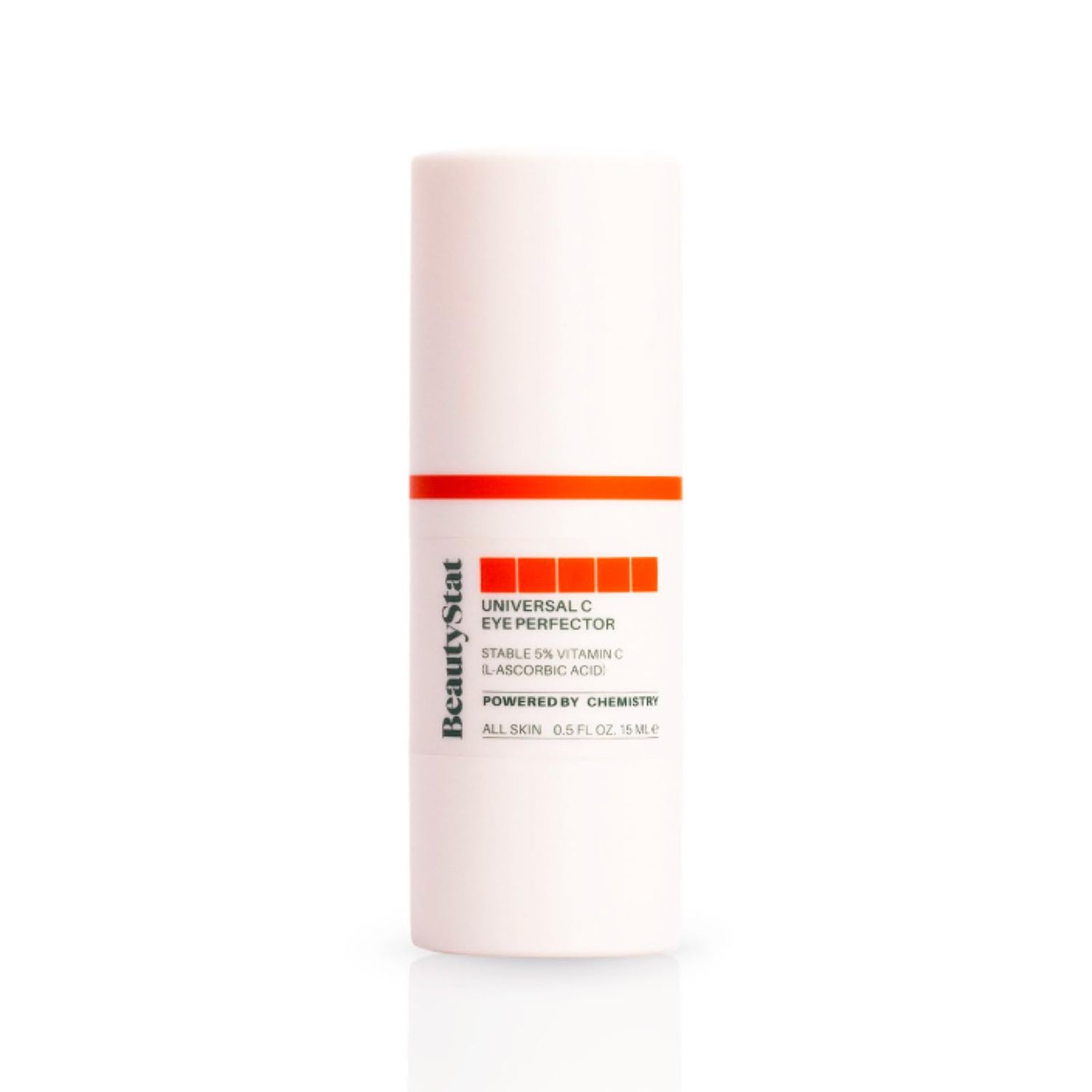 BeautyStat C Eye Perfector Dark Circle Reducing Vitamin C Eye Cream, Made in the USA with 5 L-Ascorbic Acid (Pure Vit C), Hyaluronic Acid - Hydrating, Firming Under Eye Brightener (0.5oz 15ml)