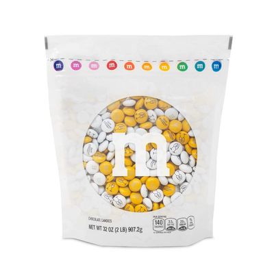 MM S WORLD Pre-Designed Happy Anniversary Milk Chocolate Candy - 2lbs of bulk candy perfect for Anniversary Parties, Anniversary and Anniversary Favors
