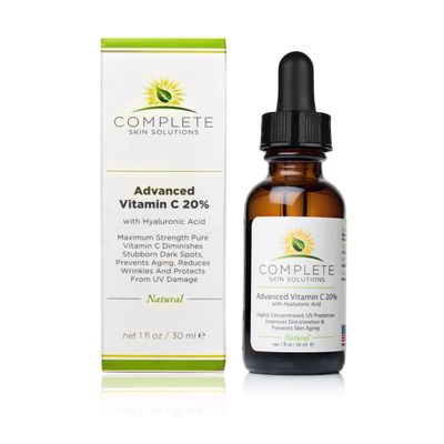 Advanced Vitamin C 20 Serum With Ferulic, Hyaluronic Acid 1 oz