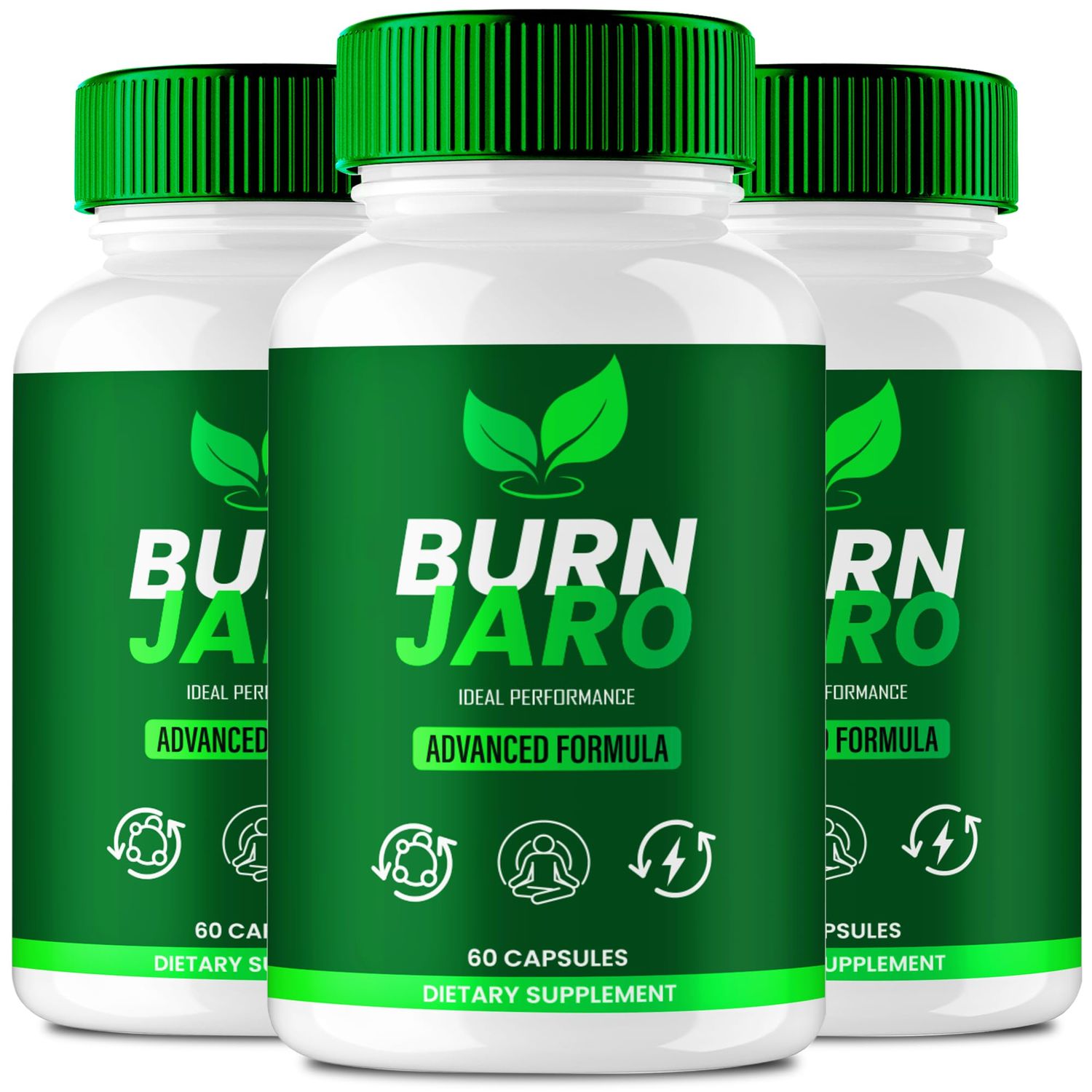 Burn Jaro, BurnJaro Pills, Burn Jarrow Pink Salt, Official BurnJaro Supplement Capsules, Bern Jarrow Advanced Formula Achieve Results, All Natural Energy Cleanse Detox Support Reviews (3 Pack)