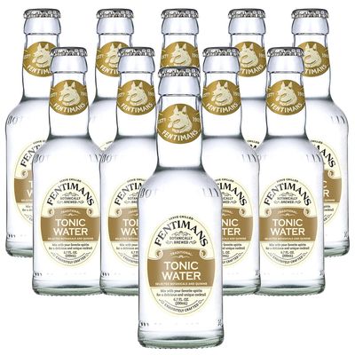 Fentimans Botanically Brewed Natural Tonic Water, 6.7 fl oz Bottles - Premium Mixer for Cocktails Refreshing Drinks
