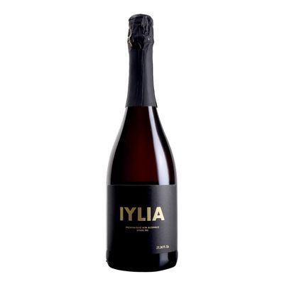 IYLIA Alcohol-Free Premium Ros - Spanish Sparkling Rose Wine Made With Tempranillo Grapes - Non Alcoholic Wine Alternative - Mother&#39;s Day Alcohol Replacement Beverage Gift, 25.36 Fl Oz