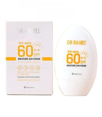 DR.RASHEL Dr Rashel Anti Aging 60 SPF Moisture Sun Cream, Size 60g, 2.12 Oz (Pack Of 1)