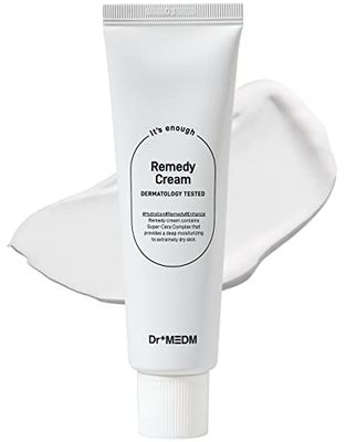 DR MEDM Facial Remedy Cream, Skin Barrier Repair Face Moisturizer with Hyaluronic Acid Amino Acid, for Extremely Dry Cracked Skin, 1.69 fl.oz.