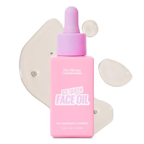 The Skinny Confidential Depuffing Face Oil - Lightweight Multi-Purpose Facial Moisturizer for Healthy Glowing Skin - Hydrates Firms for Vibrant Dewy Glow - Facial Serum for Fine Lines Wrinkles