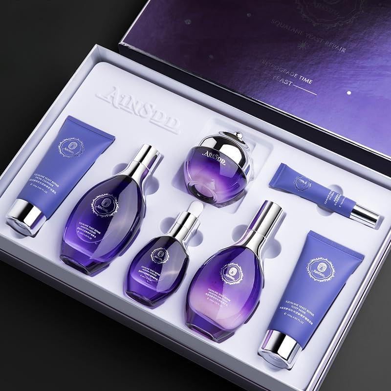 R RadiantRise Anti-Aging 7 Piece Skincare Set Anti-Wrinkle Skin Care Kit for Women