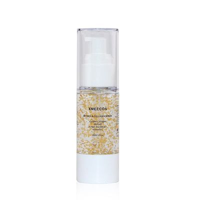 XMEECOS Retinol and Collagen Serum for face with Collagen Balls Niacinamide Green Tea Extract Vitamin C Retinol Natural Anti-aging Moisturizing Vitamin A Soothing and Amino Acid Giftable