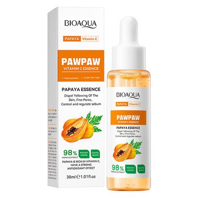 BIOAQUA 98 Papaya Extract Vitamin C Nourish PawPaw Essence Deep Hydration Fine Pores 30ml 1.01fl.oz