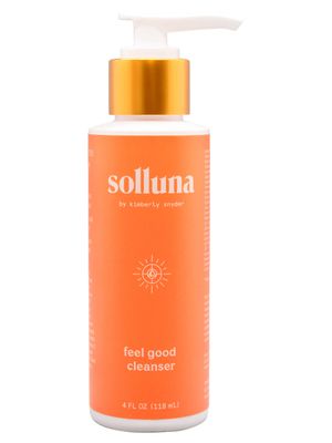 Solluna by Kimberly Snyder Feel Good Cleanser - Anti-Aging, Hydrating Soothing pH Balanced Facial Cleanser - Gentle Moisturizing Natural Oils Plant Botanicals (4oz) Cruelty-Free Vegan Non-GMO