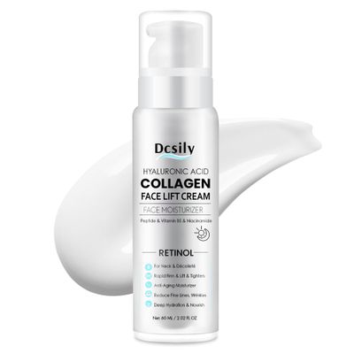 Skin Tighten And Lift Neck Cream: Instant Face Lift Cream 6-in-1 Anti-Aging Moisturizer for Anti Wrinkle - Hydrating Neck Firming Cream with Retinol, Collagen, Hyaluronic Acid for Neck D collet