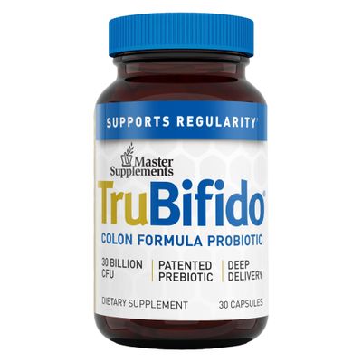 Master Supplements TruBifido - 30 Capsules - Powerful Probiotic for Colon Health Energy - Immune Booster, Supports Regularity - Gluten Free - 30 Servings