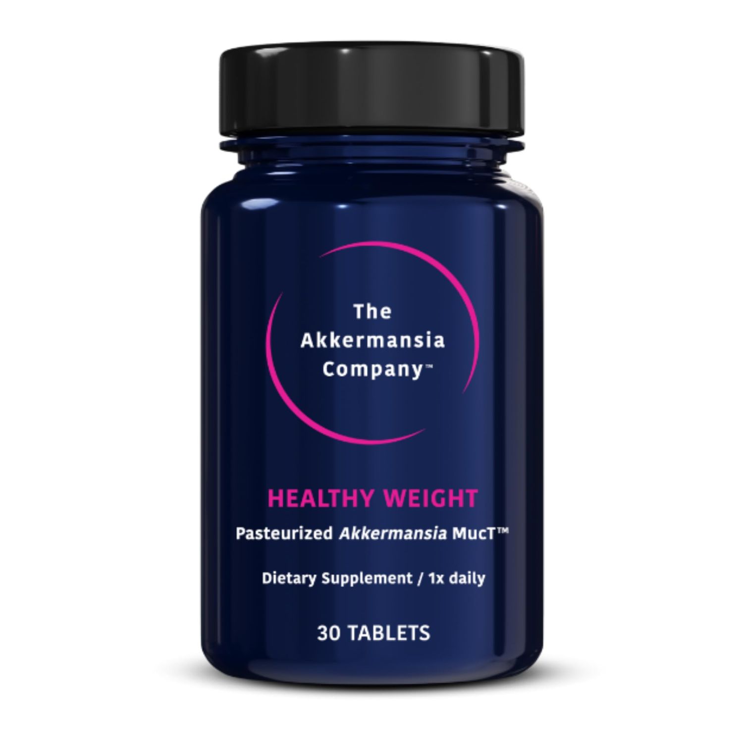 The Akkermansia Company Healthy Weight - Akkermansia Probiotic, Akkermansia Muciniphila, GLP-1, Metabolic Vitamins, GLP-1 Supplement for Gut Health, Chromium, Green Tea Leaf - 30 Tablets (Pack of 1)