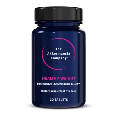 The Akkermansia Company Healthy Weight - Akkermansia Probiotic, Akkermansia Muciniphila, GLP-1, Metabolic Vitamins, GLP-1 Supplement for Gut Health, Chromium, Green Tea Leaf - 30 Tablets (Pack of 1)
