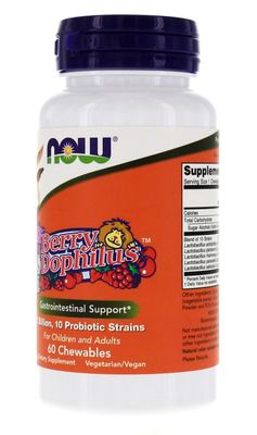NOW Foods BerryDophilus, 60 Count (Pack of 2)