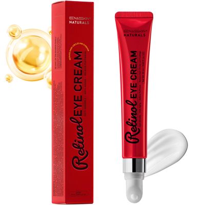 Anti Aging Eye Cream for Wrinkles: Retinol Polypeptide Under Eye Treatment - Reduce Dark Circles, Puffiness, Crows feet - Repair Women&#39;s Eyes Contour, 0.85 fl. oz
