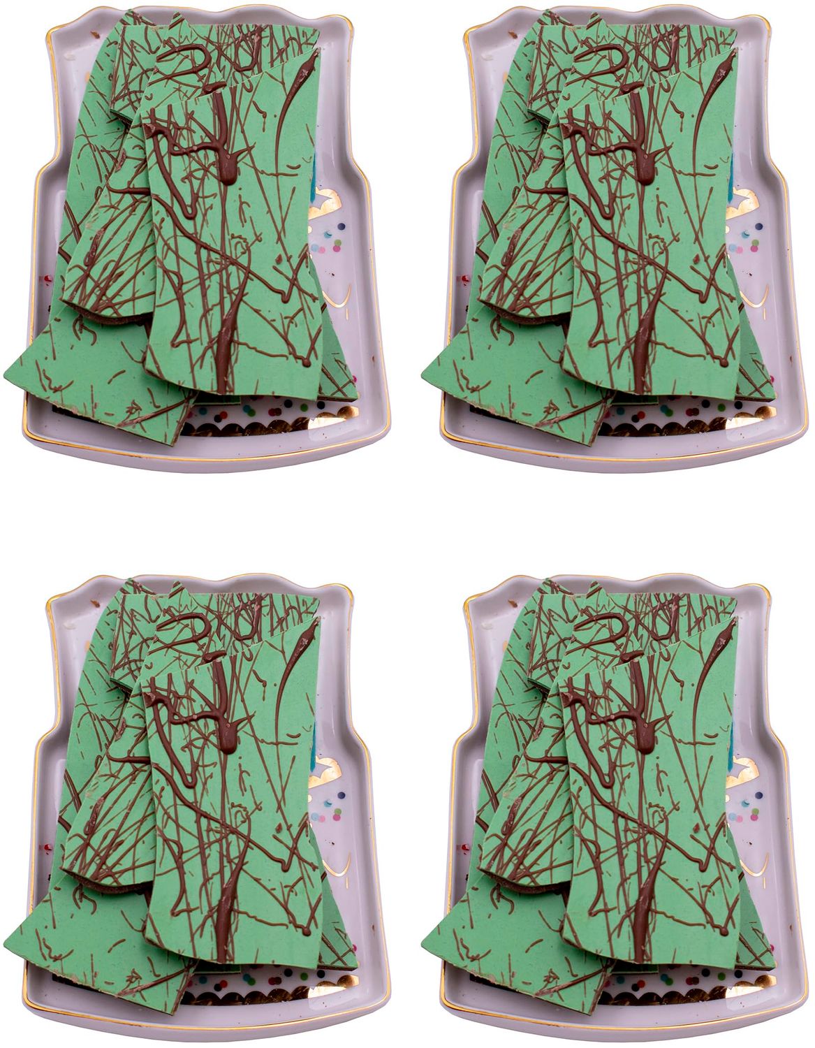 Handmade Cr me De Menthe Chocolate Bark 2.25 lbs