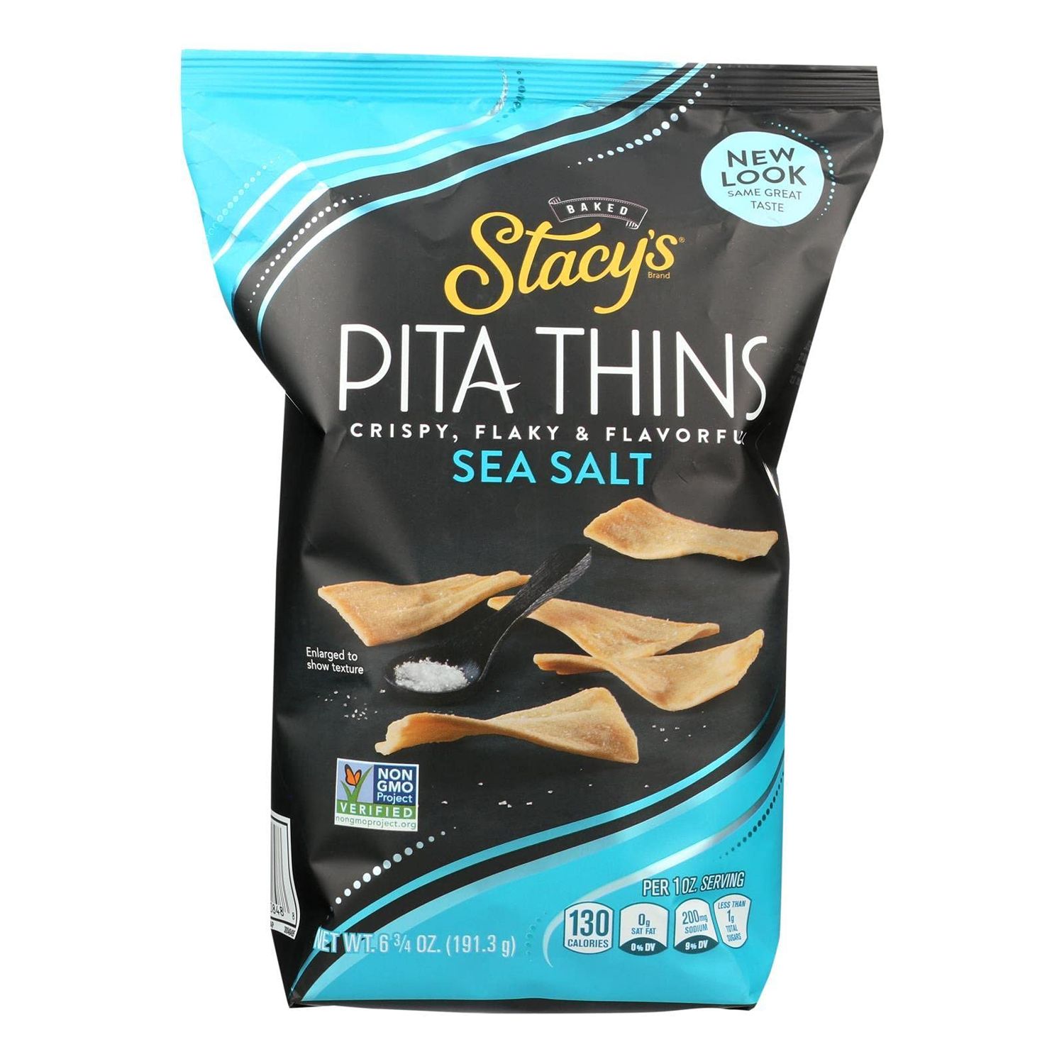 Stacy&#39;s Pita Chips Simply Naked Pita Chips - Case of 8 - 6.75 oz.