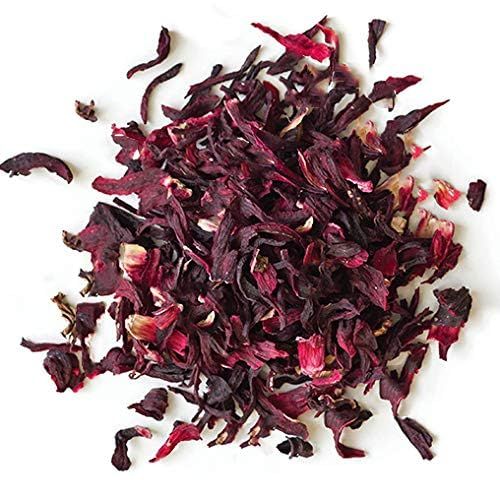 Organic Hibiscus Flowers - 2 lb (32oz) - Herbal Tea - 100 Certified Organic - Flor de Jamaica - Agua Frescas - EarthWise Aromatics