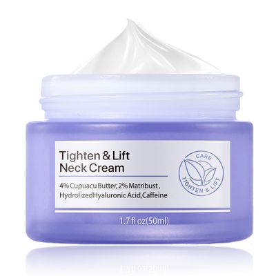 Neck Firming Cream, Anti-Aging Neck Cream for Tightening, Neck Lift Wrinkles, Tighten and Lift Neck Cream with Pro-Active Firming Complex - Help Reduce Fine Lines Wrinkles, 1.7 Fl Oz