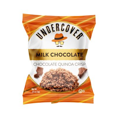 Undercover Chocolate Quinoa Crisps - Milk Chocolate Variety Pack 70-Count, Individually Wrapped Crisps Gluten Free, Nut-Free, Allergen Friendly, Kosher