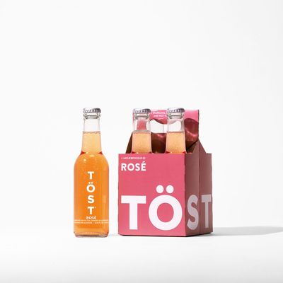 T ST Ros All-Natural Alcohol Free Sparkling Beverage, 250 ML - 16 pack
