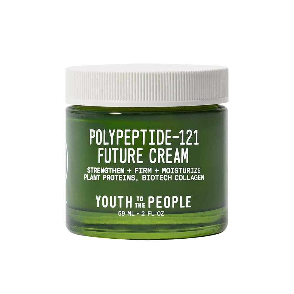 Youth To The People 121-Polypeptide Future Cream (2 fl oz), Firming Face Moisturizer, Reduce Fine Lines, Improve Elasticity, Vegan Collagen Peptide, Plant Proteins Ceramides, Fragrance-free