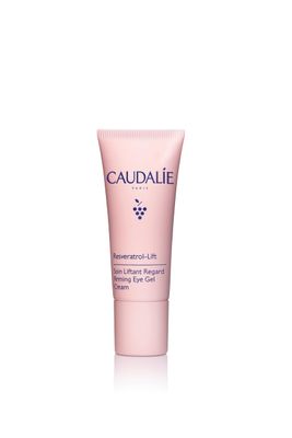 Caudalie Resveratrol-Lift Firming Eye Gel Cream: Anti-Aging Eye Cream with Hyaluronic Acid Vegan Collagen that Visibly Firms Smooths Wrinkles, 15mL