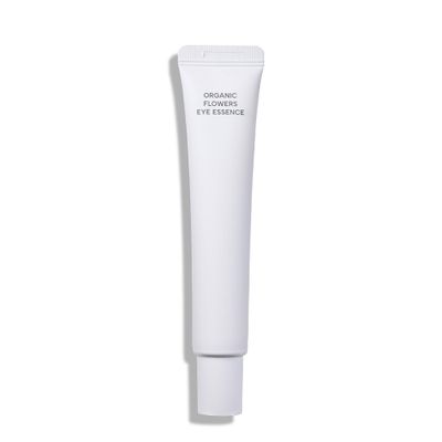 Whamisa Organic Flowers Eye Essence, Waterless Formula, Fermented Postbiotics for Gentle Care, Under Brightener, Hydration, Elasticity Slow-Aging Support (30ml)
