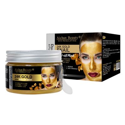 AICHUN BEAUTY 24K Gold Snail Peel-Off Mask Purifying Repair Anti-Wrinkle 150ml5.07FL.OZ