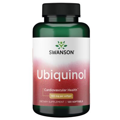 Swanson Ubiquinol 100 Milligrams 120 Sgels