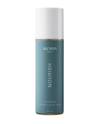 Aloisia Beauty NOURISH Oil Cleanser for Face- Luxurious Makeup Remover Deep Cleansing Oil, Melts Away Impurities Without Clogging Pores, Infused with Apricot for Ultimate Hydration, 6.7 Oz