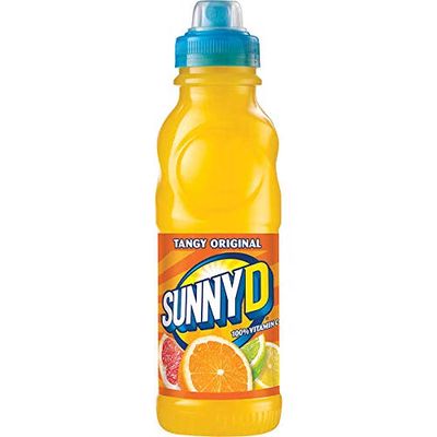SunnyD Tangy Original Orange Flavored Citrus Punch 100 Vitamin C Fortified Drink in Sport Cap Bottle - 30 Pack (11.3 oz)