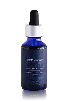 Dermalescent Antioxidant Serum for Anti Aging made from Organic Ingredients - Enhanced Facial Oil - Natural Wrinkle Skin Care with Vitamin E Vitamin C and Olive Squalane