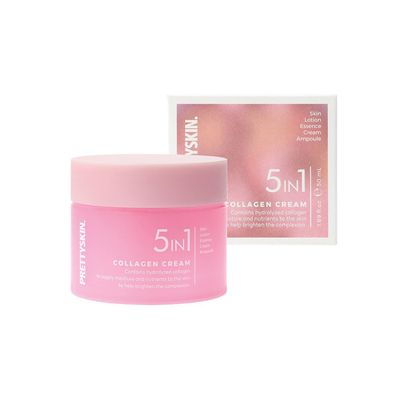 PRETTYSKIN Daily 5-in-1 Cream-Skincare for radiant complexion 1.69fl.oz. (Collagen)