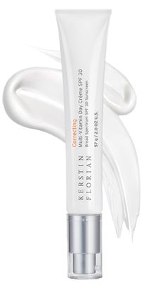 Kerstin Florian Multi Vitamin Day Creme SPF 30 Daily Facial Moisturizer with Natural Zinc Oxide Sunscreen with UVA and UVB Protection Oil Free (2 oz)