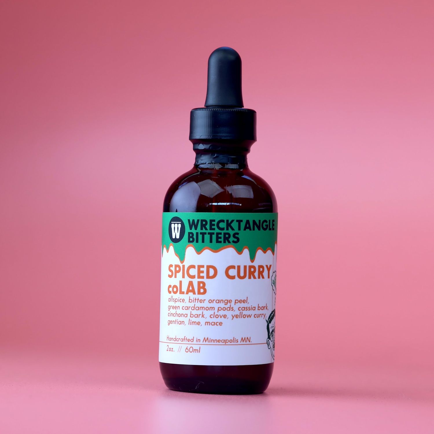 Wrecktangle Bitters Spiced Curry coLab, 2 oz
