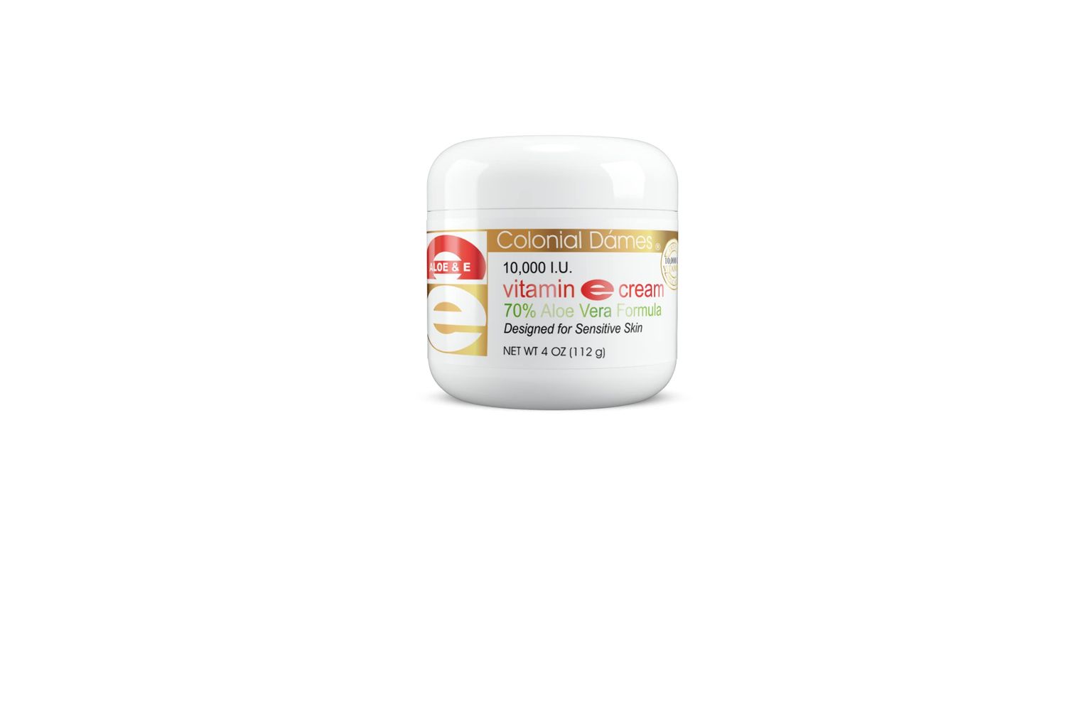 Colonial Dames Vitamin E and 70 Aloe Moisturizing Cream is a powerful moisturizer for even Delicate Sensitive Skin