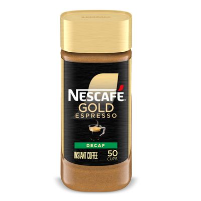 NESCAF Gold Decaf Espresso Intense, Instant Coffee, 3.5 oz