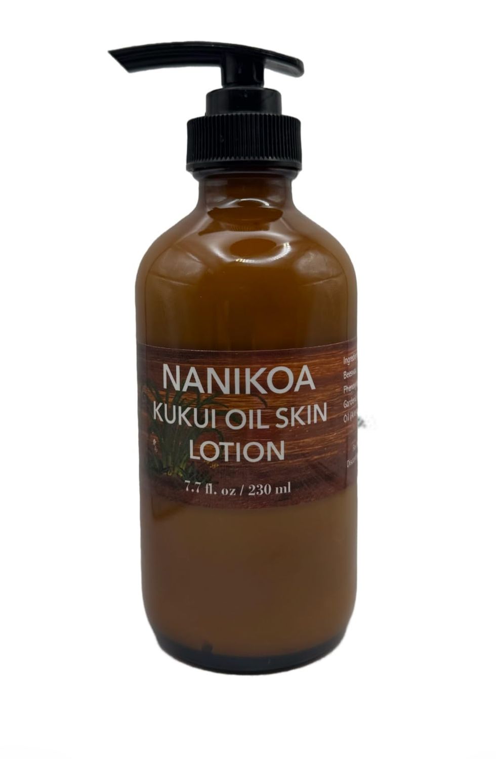 Kukui and Marula Lotion. Unique blend of Kukui, Marula and Shea Butter creates a powerful, non-greasy, long lasting skin moisturizer. Paraben Free, Sulfate Free, Cruelty Free