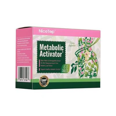 NiceTop Metabolic Activator, with Mulberry Leaf Extract, Vitamin C, PQQ, 60 Tablets