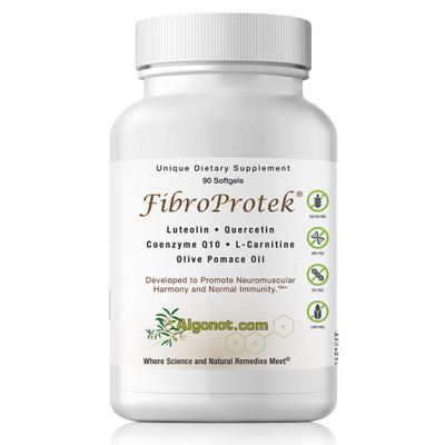 FibroProtek 1 Pack, Physician Recommended - Luteolin Quercetin Included in an Exclusive Combination of Ingredients Including Olive Pomace Oil