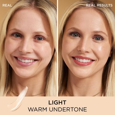 IT Cosmetics CC Nude Glow Lightweight Foundation Glow Serum with SPF 40 - With Niacinamide, Hyaluronic Acid Green Tea Extract - Light - 1.08 fl oz