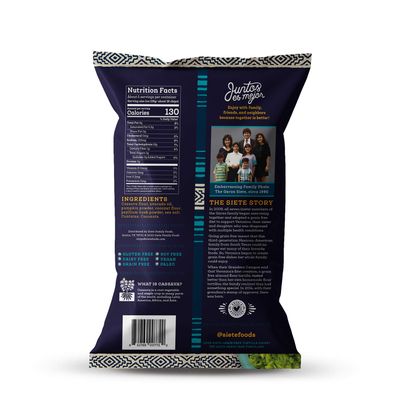 Siete Grain Free Tortilla Chips Gluten Free Chips Paleo Vegan Snacks Non GMO Dip Chip, 5 Ounce (Pack of 3)