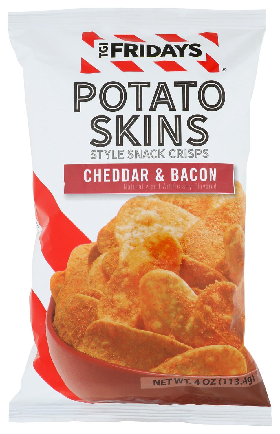 Tgi Fridays, Cheddar Bacon Potato Skins, 4 Ounce