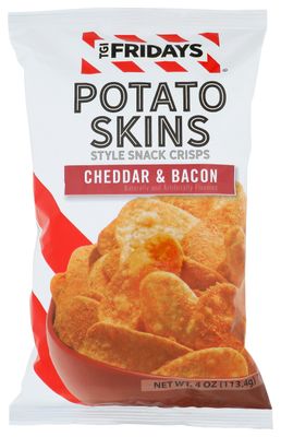 Tgi Fridays, Cheddar Bacon Potato Skins, 4 Ounce