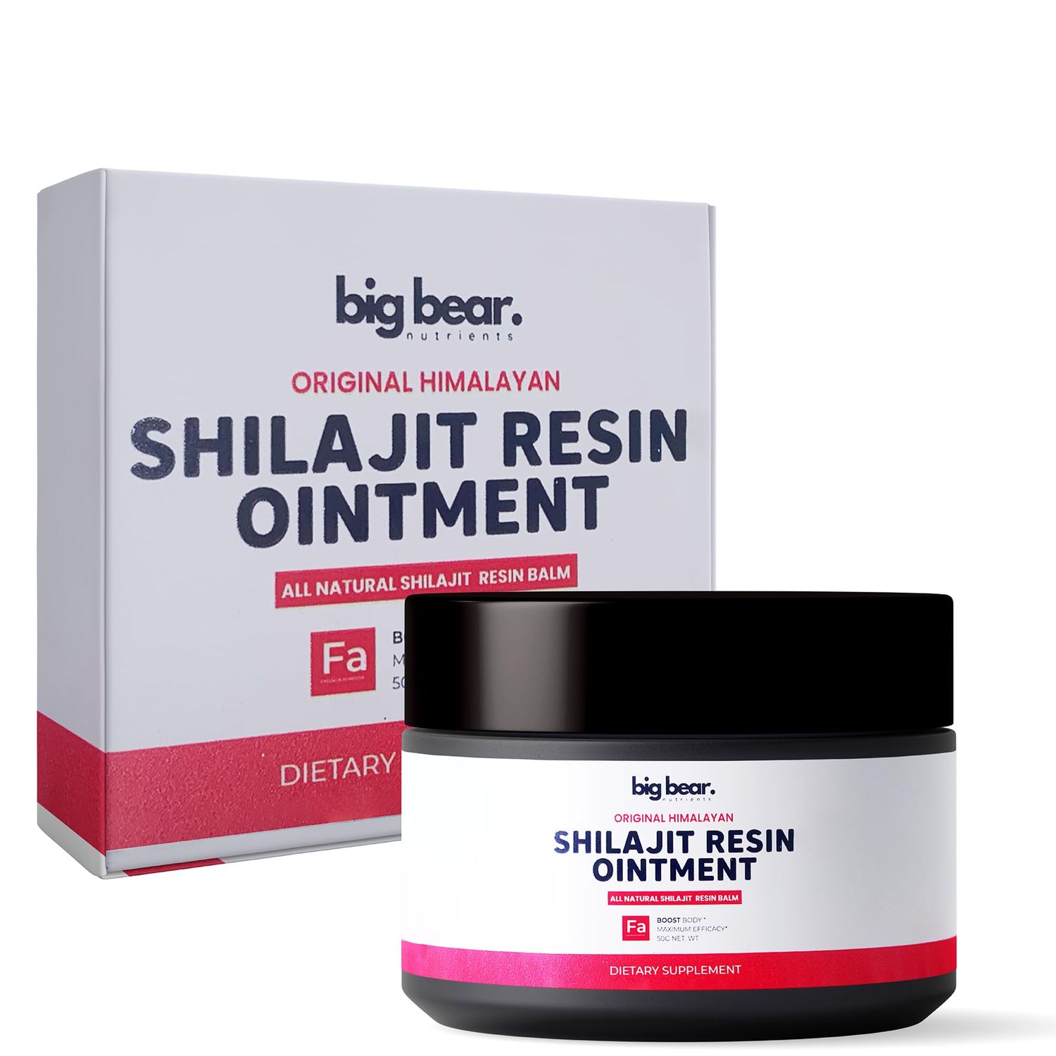 Shilajit Resin with Fulvic Acid Trace Minerals, Pure Shilajit with 85 Humic Acid Supplement Gel, Support Metabolism, Enhanced Energy Immune System - 100 Servings 60g per Serving 1.67oz, Black